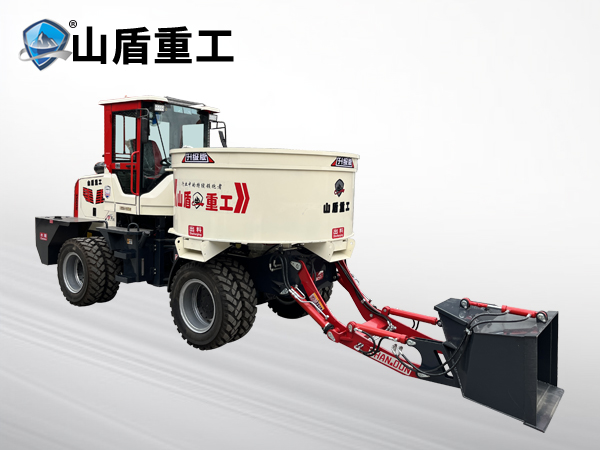 全液壓3500型8輪平口攪拌車